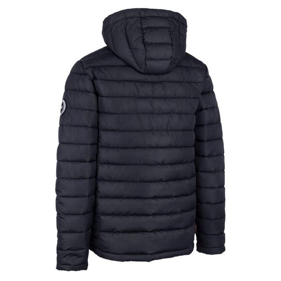 Trespass Mens Gerald DLX Eco Friendly Padded Jacket / Black